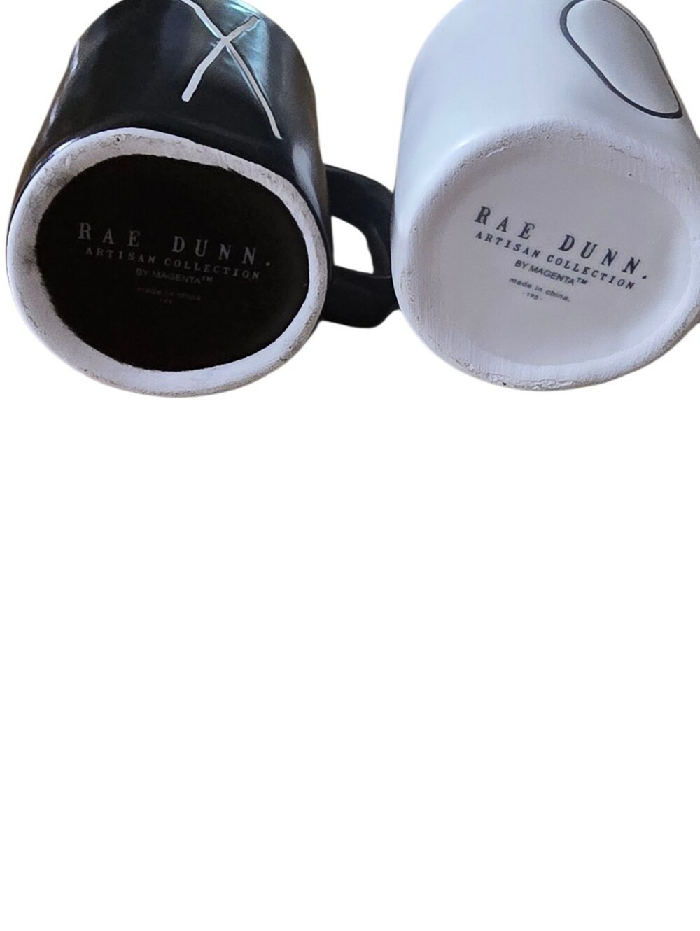 Rae Dunn Tic Tac Toe Mug Set - Black & White Game Board - Picture 3 of 3